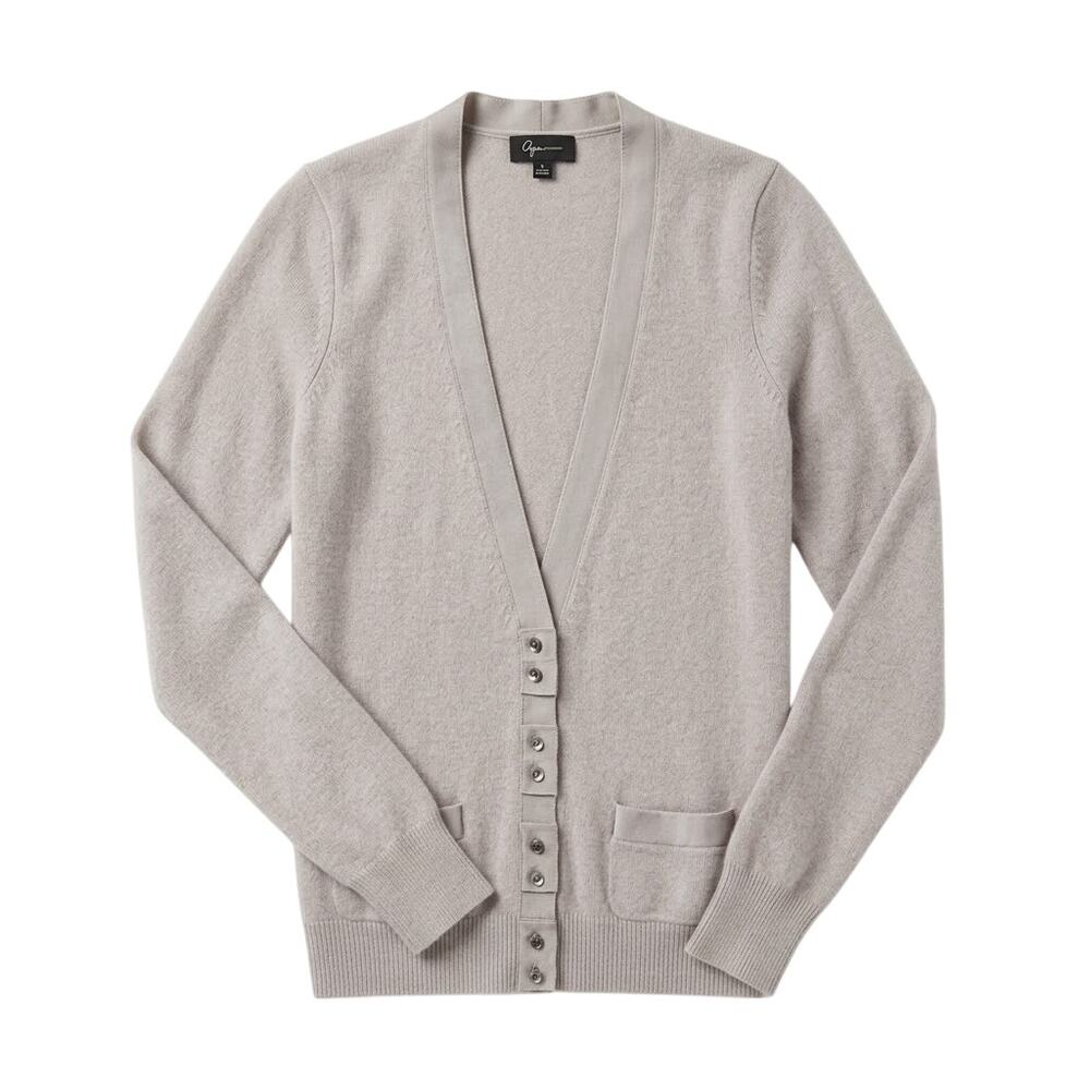 Aqua Cashmere V-neck Cardigan Size Small